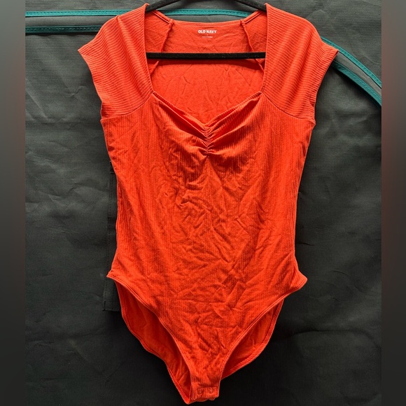 2 Old Navy Ribbed Bodysuits - Picture 6 of 8